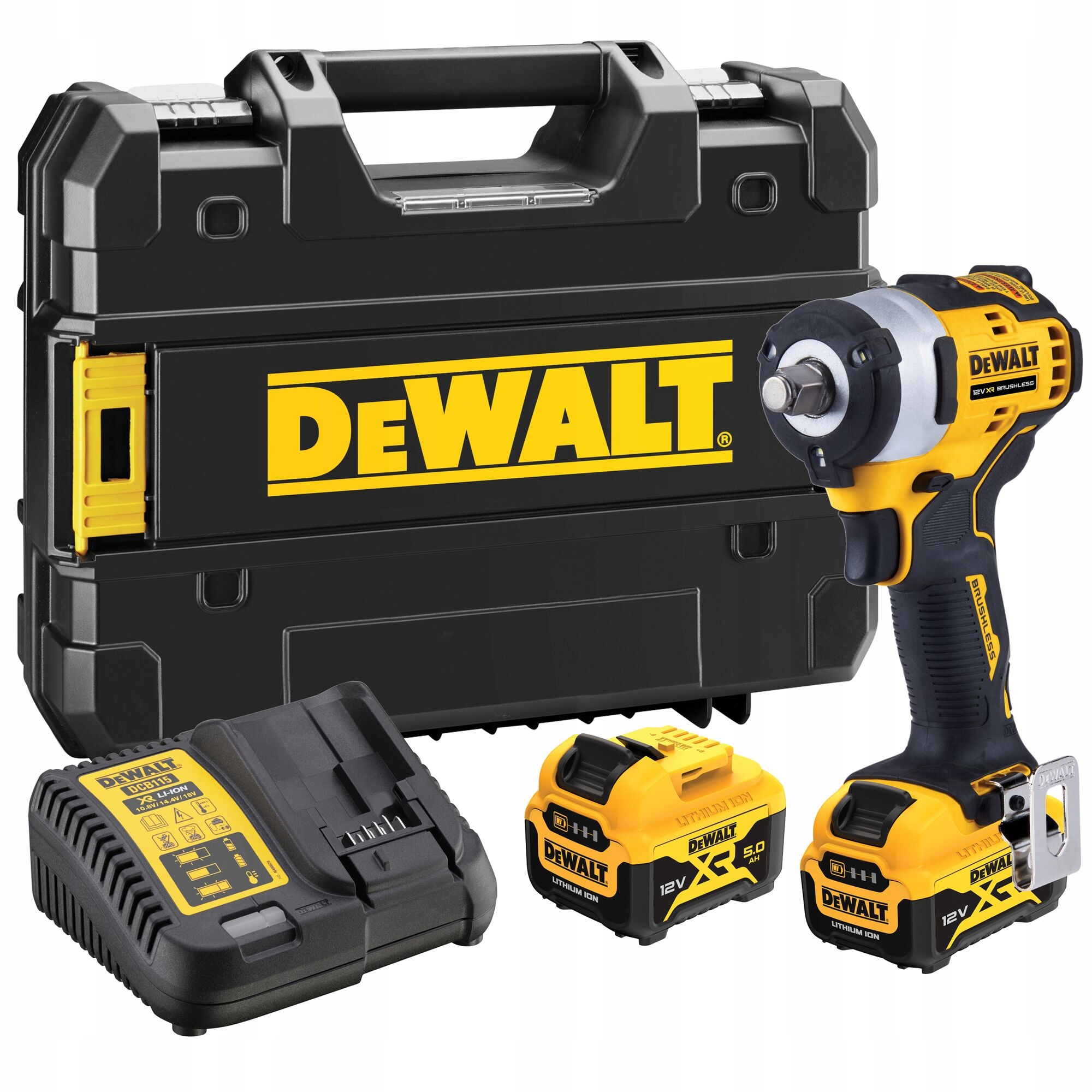DEWALT DCF901P2 Rázový uťahovák 1/2'' 340 Nm + 2x5Ah